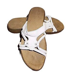 Bass Larrisa Slip On Sandals White women Size 8